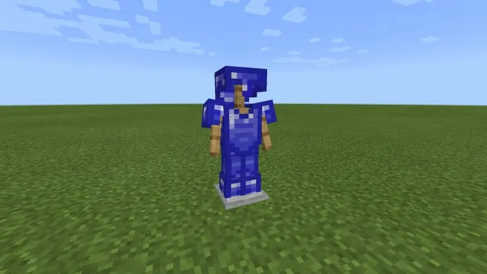 Вид сапфировой брони