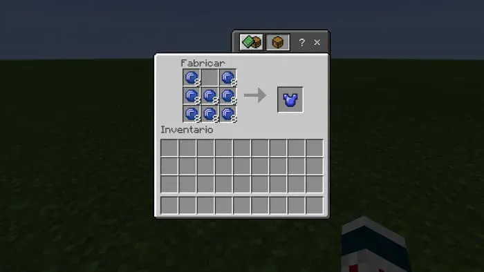 Крафт сапфирового нагрудника