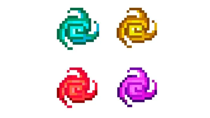 Вид четырех эссенций