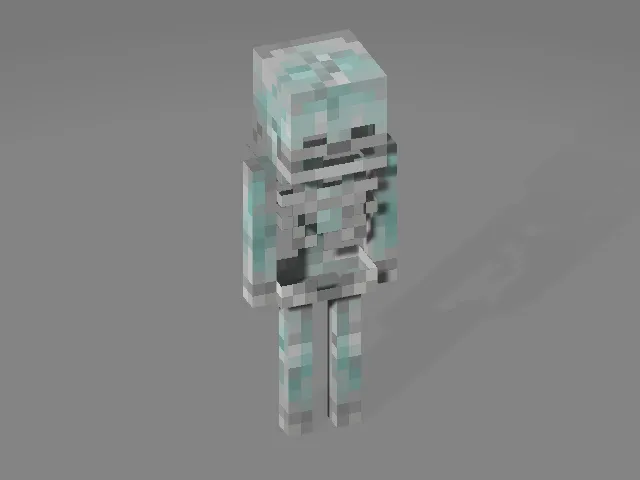 Скелетный утопленник в Майнкрафт