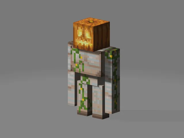 Железный голем с тыквой