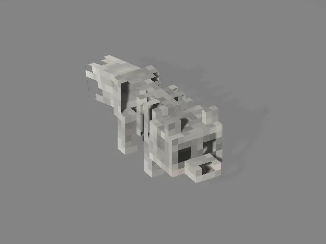 Лиса в виде скелета