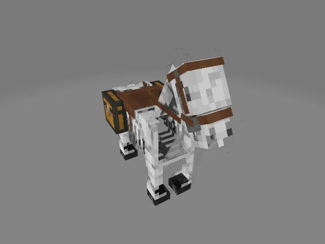 Обычная скелетная лошадь