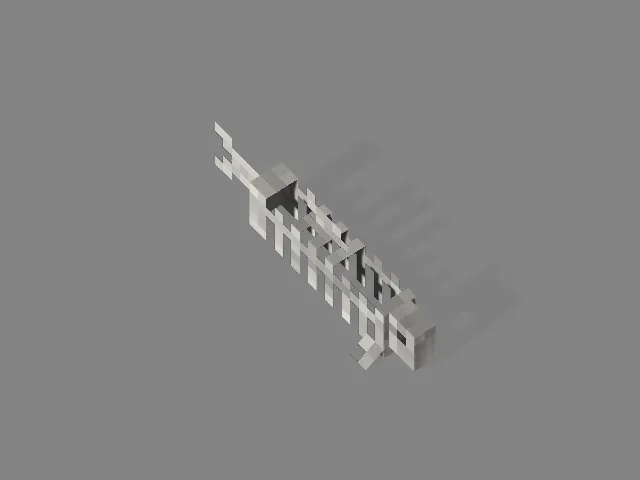 Рыба лосось в виде скелета