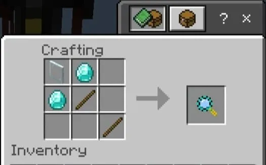 Крафт детектора руд из алмазов