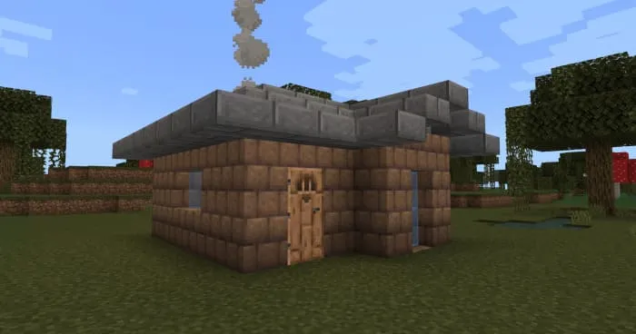 Дом из грязевых кирпичей