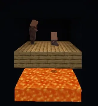 Житель провалился в блок