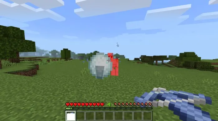 Снежок попал в голема