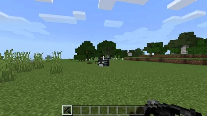 Снаряд визера летит