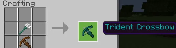 Крафт арбалета из трезубца