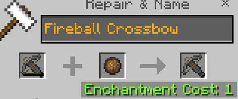 Ремонт огненного арбалета