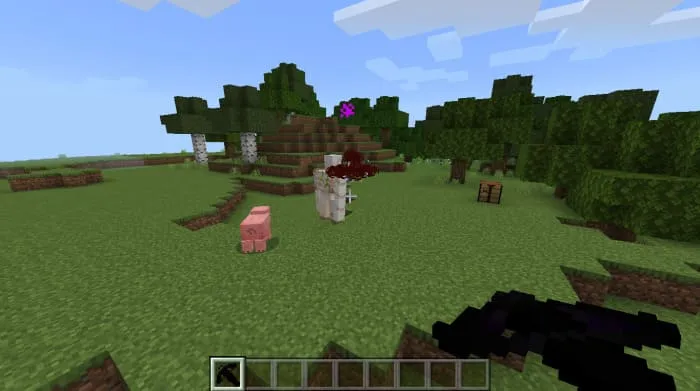 Снаряд летит в голема