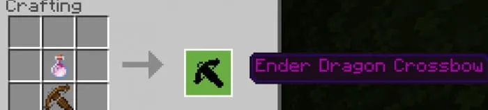 Крафт арбалета из драконьего дыхания