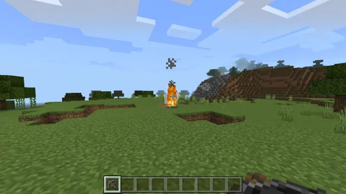 Огненный шар летит в овцу