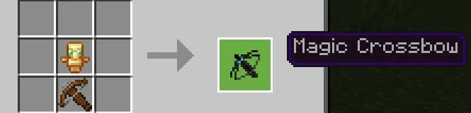 Крафт арбалета из тотема