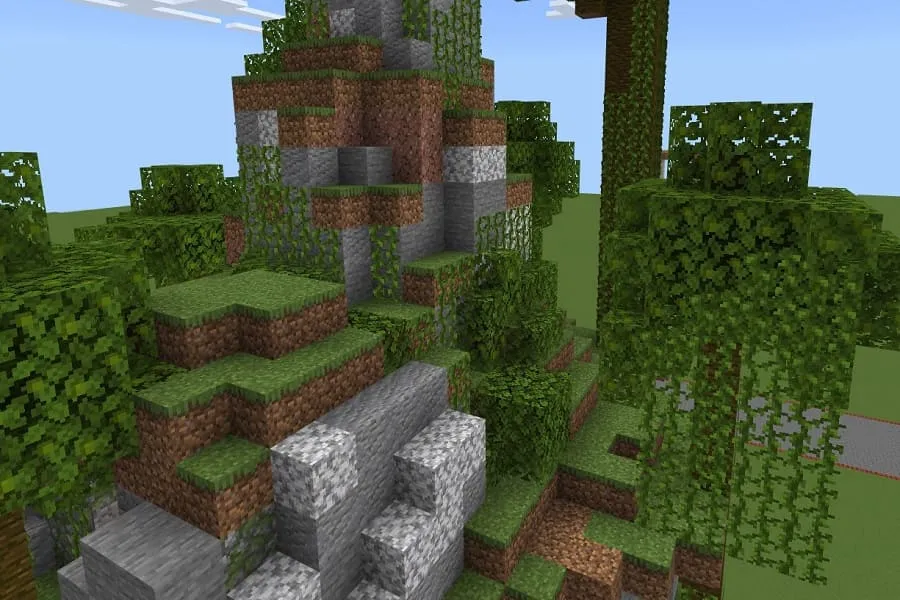 Лесной парящий остров