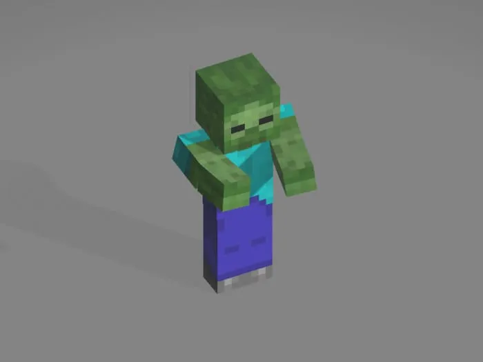 Скриншот обычного зомби