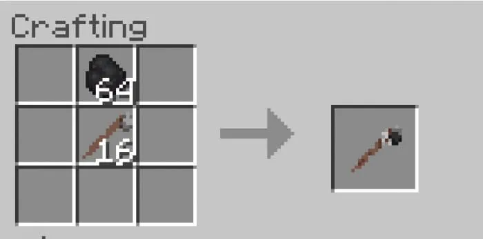 Крафт палки с углем