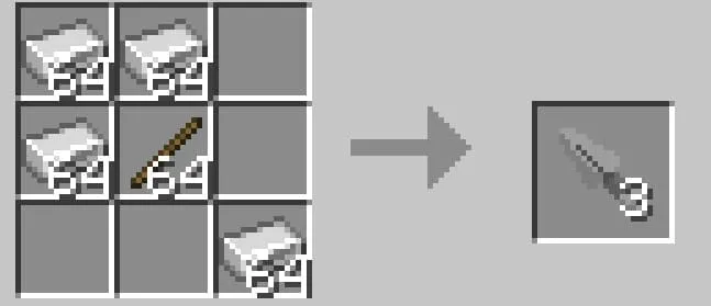 Крафт метательного ножа