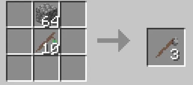 Крафт палки с камнем