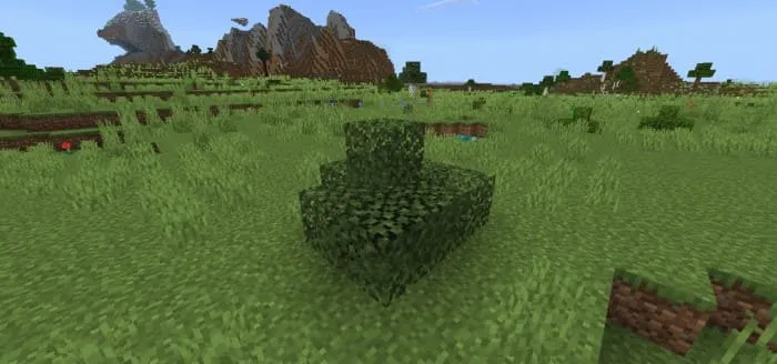 Куст из березовой листвы