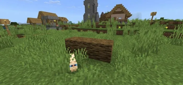 Упавшее бревно