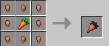 Крафт медной морковки