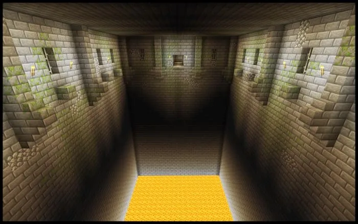 Коридор с лавой