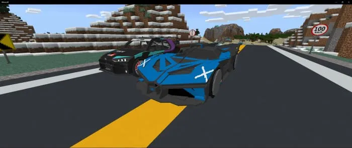 Синяя бугатти