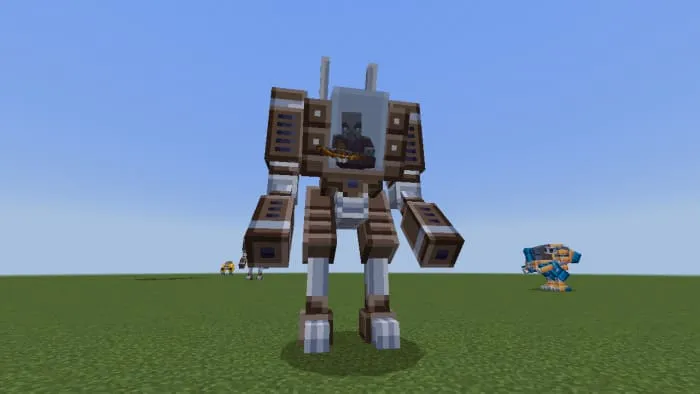 Мощный мех сбоку