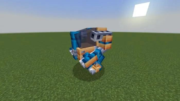 Вид меха сбоку