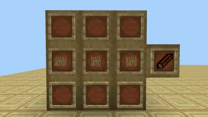 Крафт балки в Minecraft