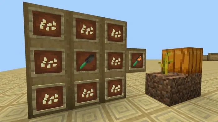 Лопата с тыквой