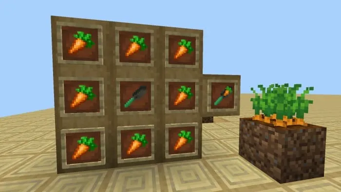 Лопата с морковью