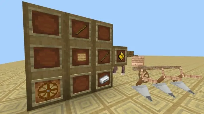 Крафт плуга и сам блок