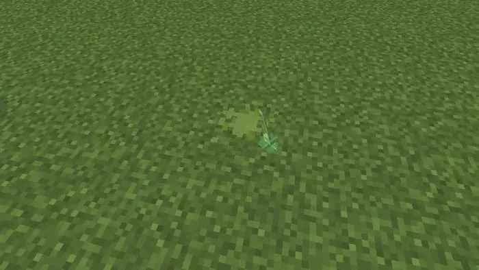 Клей от лука попал в землю