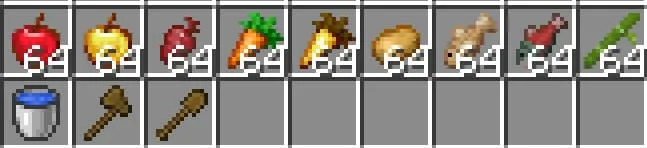 Предметы для взаимодействия с бочкой