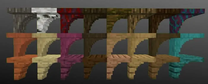 Виды блоков уголков