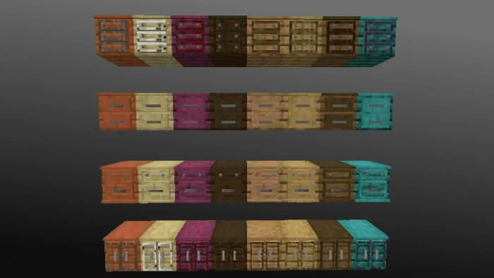 Новые шкафчики в Майнкрафте