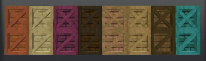 Вид новых ящиков