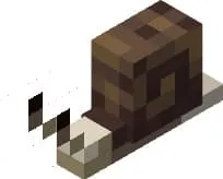 Вид улитки в Майнкрафт