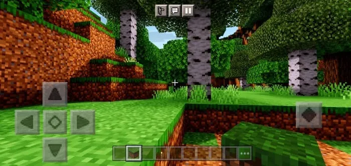 Береза и тени с шейдерами