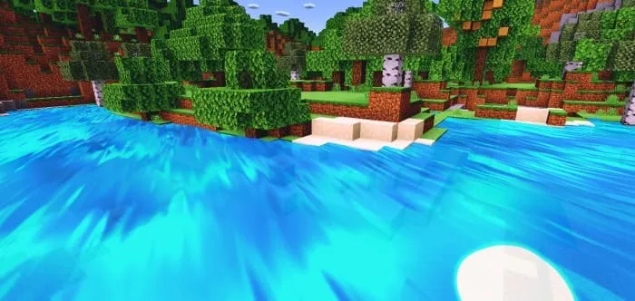Новая яркая вода в Майнкрафт