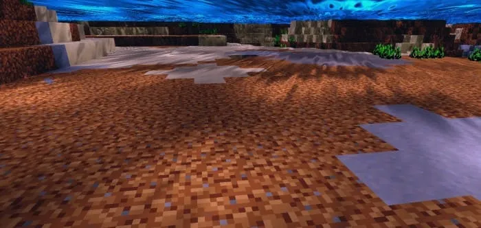 Вид под водой