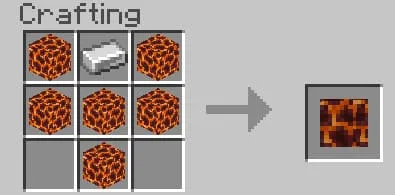 Crafting a magma shield