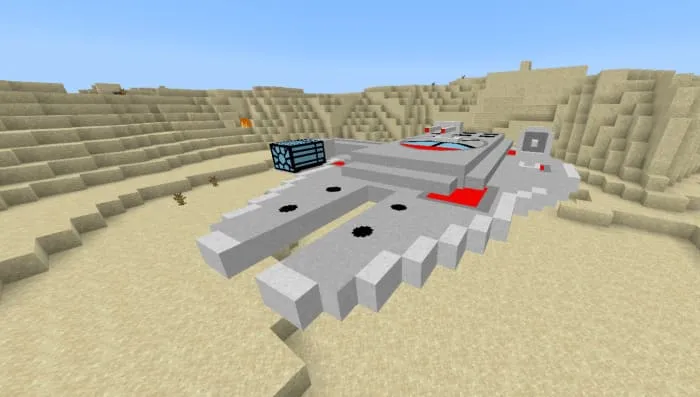 Тысячелетний сокол в Minecraft