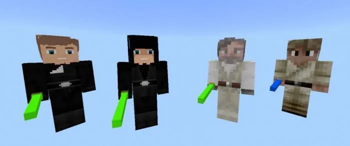 Люк Скайуокер в Minecraft