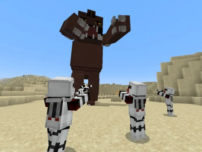 Ранкор атакует штурмовиков