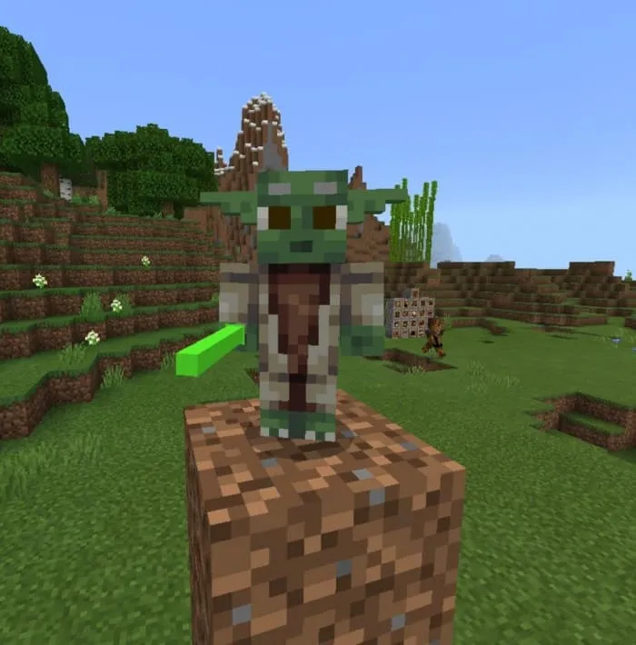 Йода в Minecraft