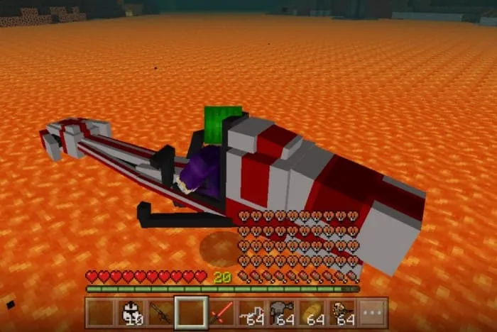 Спидер и лава